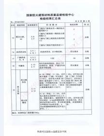 钢制防火门检验报告-1