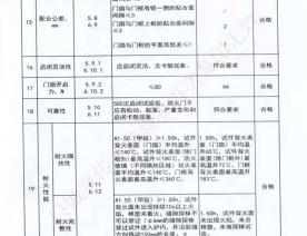 钢制防火门检验报告-1