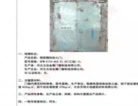 钢制防火门检验报告-5