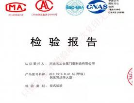 钢制防火门检验报告-9