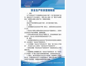 安全生产职责管理制度